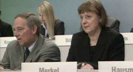 Eleição de Angela Merkel na CDU