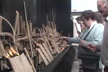 Peregrinos em Fátima