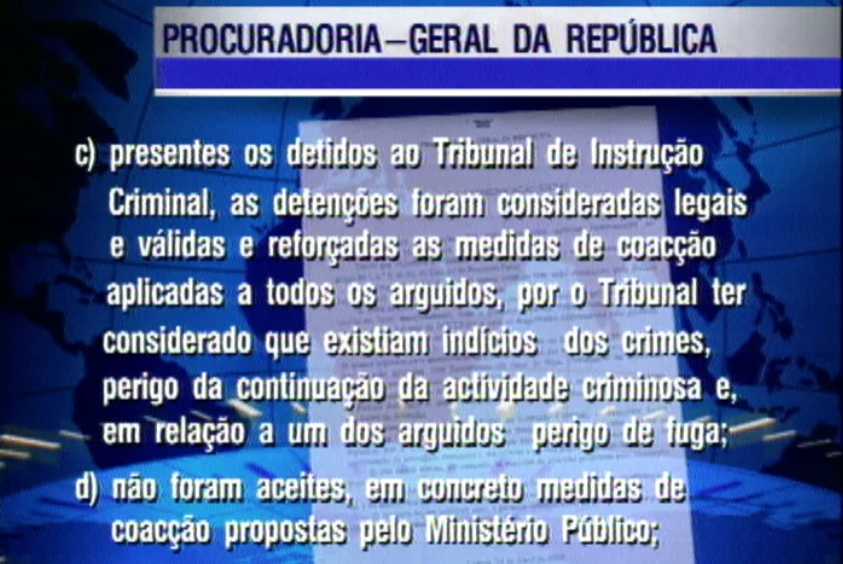 Comunicado da PGR sobre o caso da Universidade Moderna