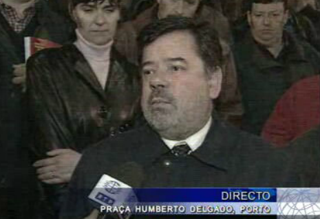 Manifestação de polícias no Porto