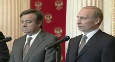 António Guterres visita a Rússia