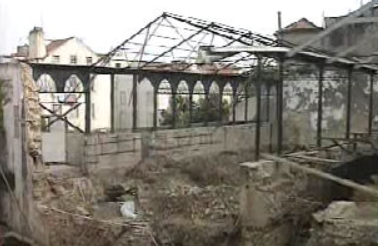 Desabamento de terras