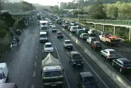 Caos no trânsito em Lisboa