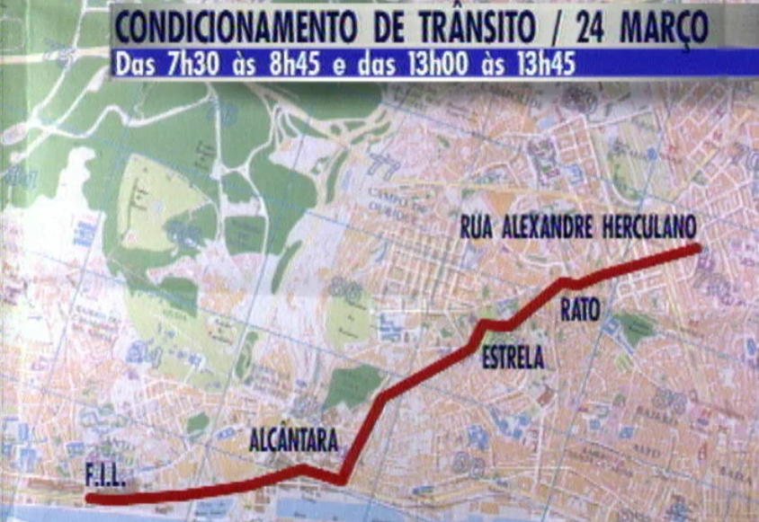Trânsito condicionado pela Cimeira do Emprego