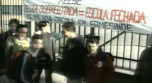 Protestos na escola de Ermesinde