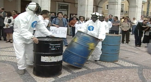 Protestos em Setúbal contra a coincineração