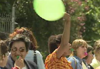 Protesto de auxiliares de Educação
