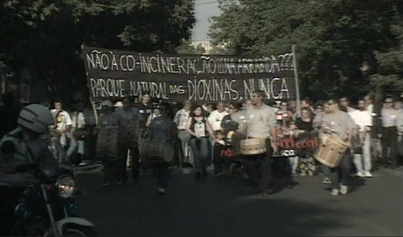 Manifestação contra a coincineração em Setúbal