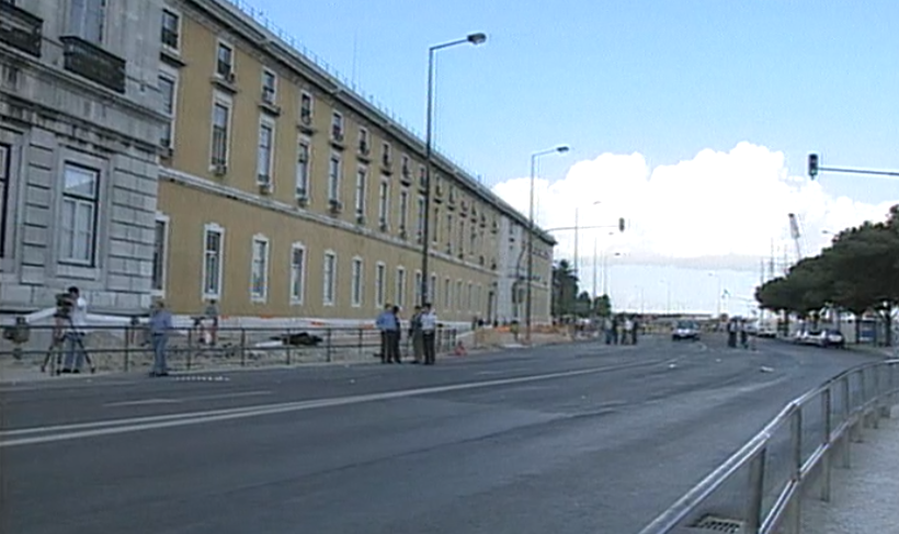 Aluimento de terras em Lisboa