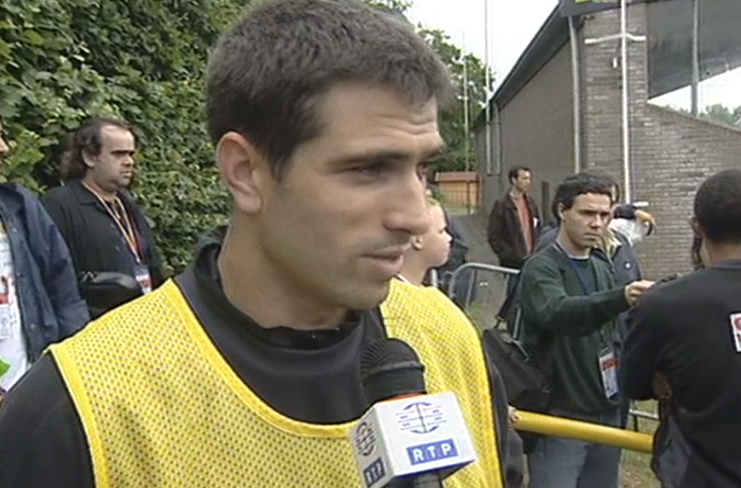 Futebol: Treino da Seleção Nacional