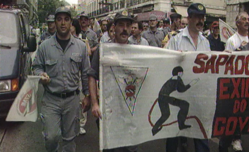 Protesto de bombeiros em Lisboa