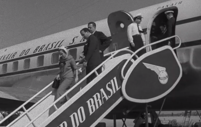 João Goulart no Aeroporto de Lisboa