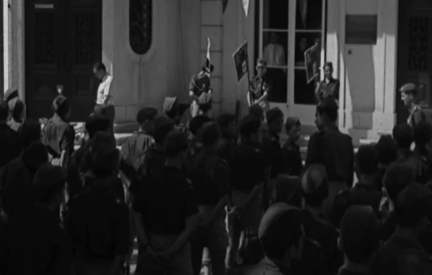 Alunos do curso de formação da Mocidade Portuguesa