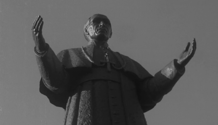 Inauguração da estátua de Pio XII em Braga