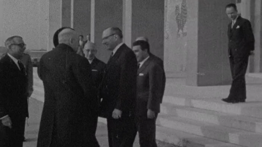 Américo Tomás visita a Universidade de Lisboa