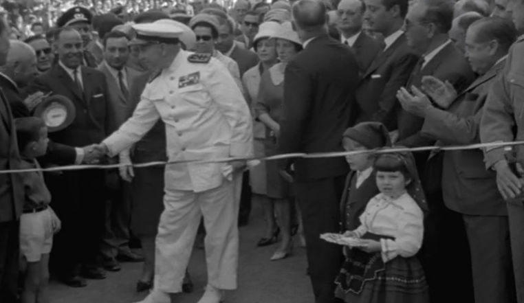 Américo Tomás na Feira do Ribatejo