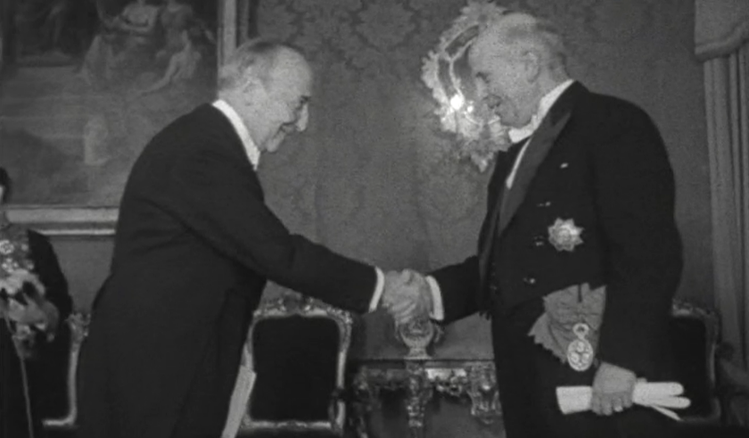 Entrega das credenciais de Clemente Araoz