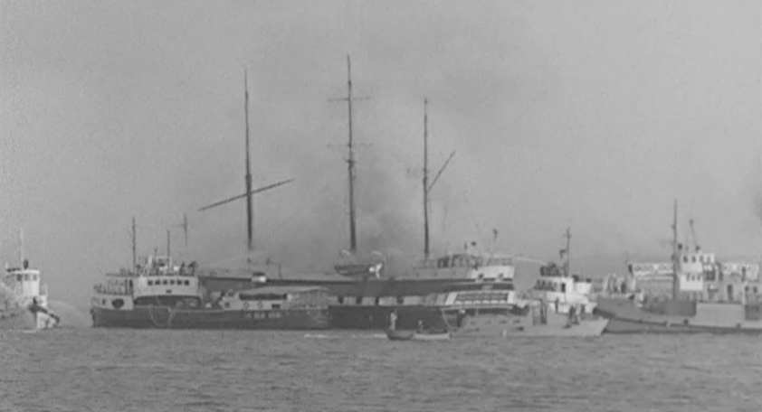 Incêndio a bordo da fragata Dom Fernando