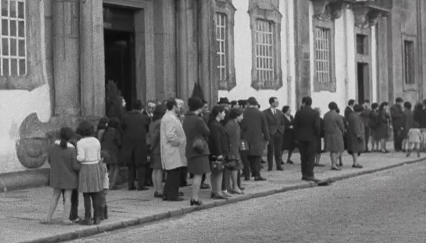 Visita de José Hermano Saraiva a Braga