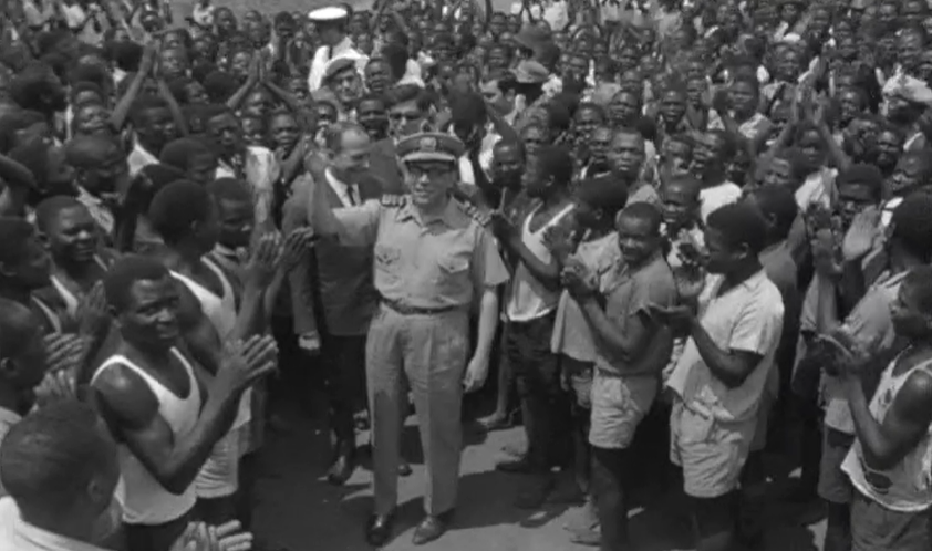 Visita de Baltazar Rebelo de Sousa a Milange