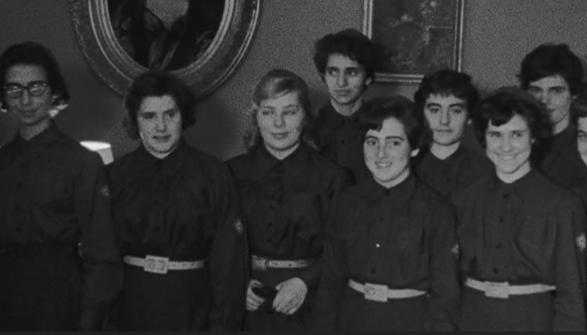 Estudantes recebidas no Ministério da Educação