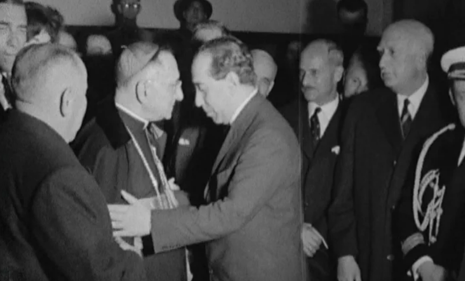 Partida para Roma do Cardeal Giovanni Panico