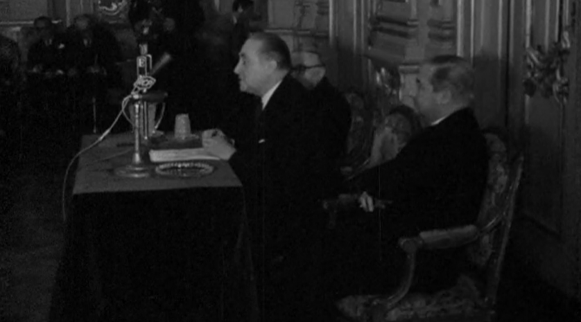 Conferência de imprensa General Valluy