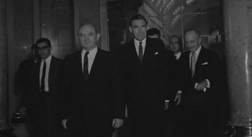 António de Oliveira Salazar recebe Dean Rusk