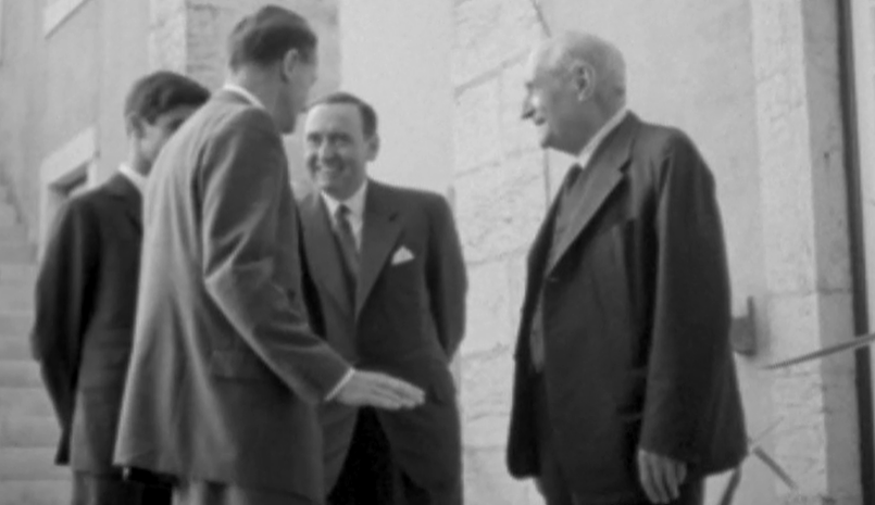 António de Oliveira Salazar recebe Ian Smith