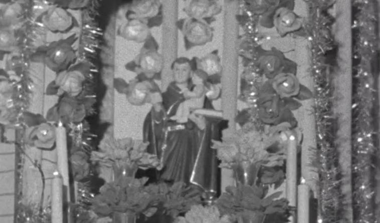 Inauguração do trono de Santo António