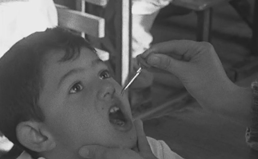 Vacinação contra a poliomielite em Évora