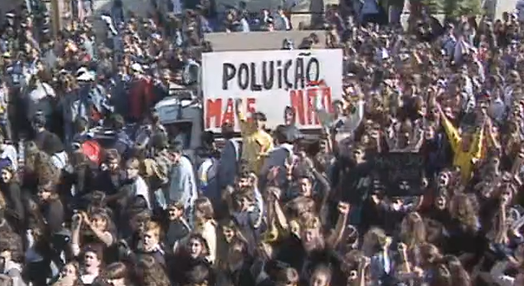 Protesto estudantil no Barreiro