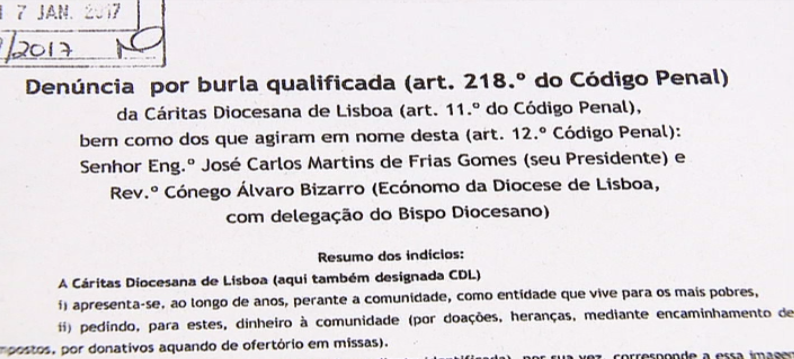 Cáritas suspeita de burla