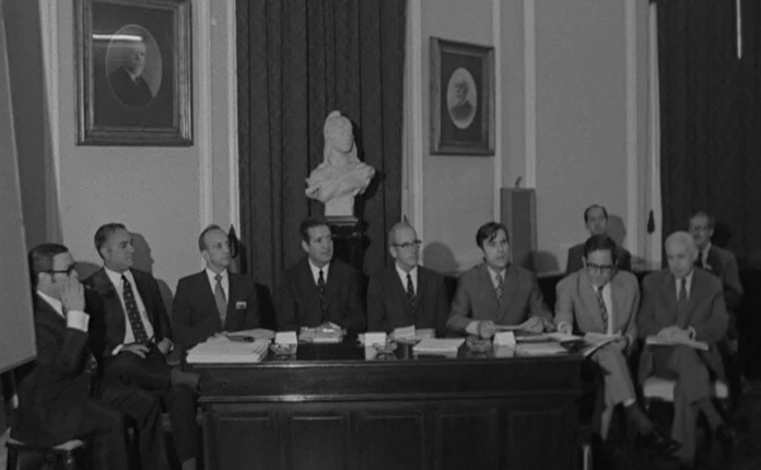 Reunião com estudantes e professores do National War College em Lourenço Marques