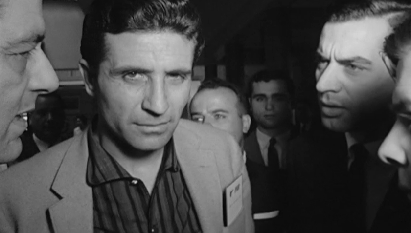 Gilbert Bécaud no Aeroporto de Lisboa