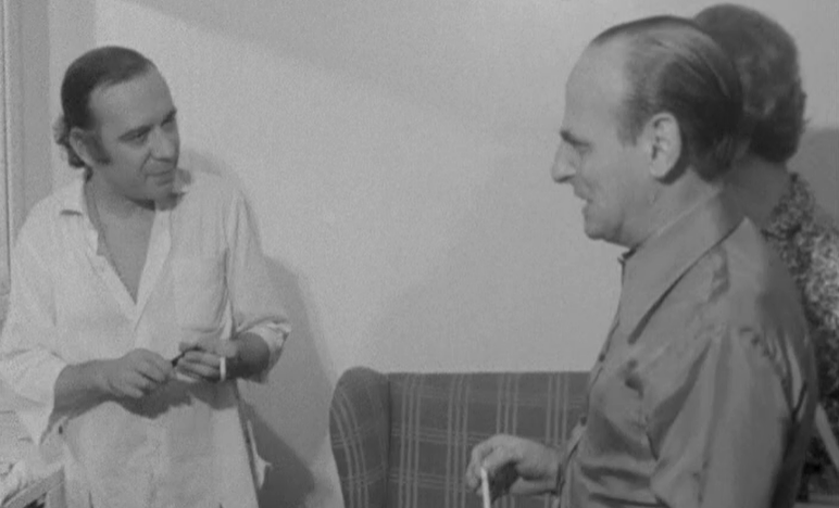 José Hermano Saraiva com artistas portugueses no Brasil