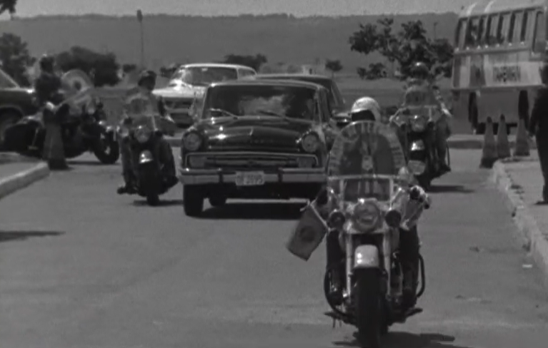 Chegada de Américo Tomás ao Hotel Nacional de Brasília