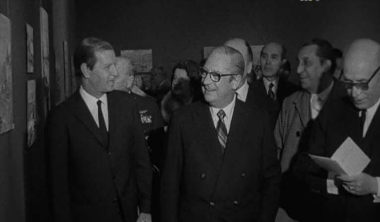 Inauguração de exposição de Francisco Maya