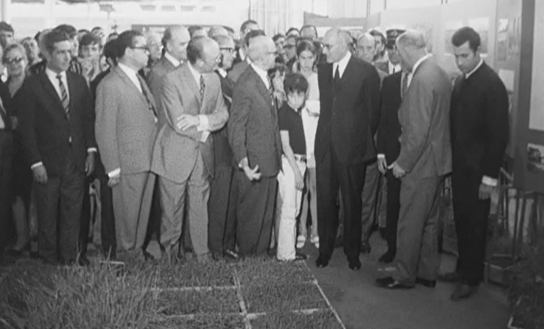 Visita de Marcelo Caetano à Feira do Ribatejo