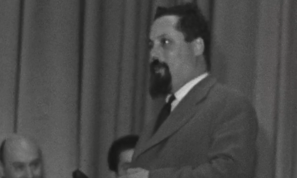 Conferência de Alain Bombard em Lisboa