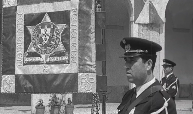 Visita de António Gonçalves Rapazote à Escola Prática da PSP