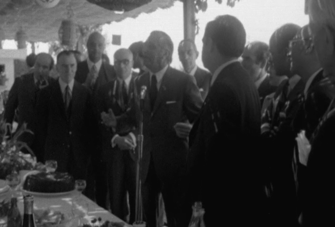 Ministro do Interior inaugura a feira Agro 1972 em Braga