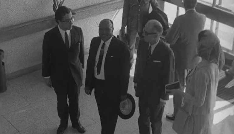 Chegada de Polycarp Dlamini a Lisboa