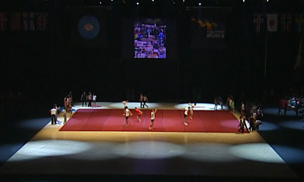 Atletas portugueses na Gymnaestrada
