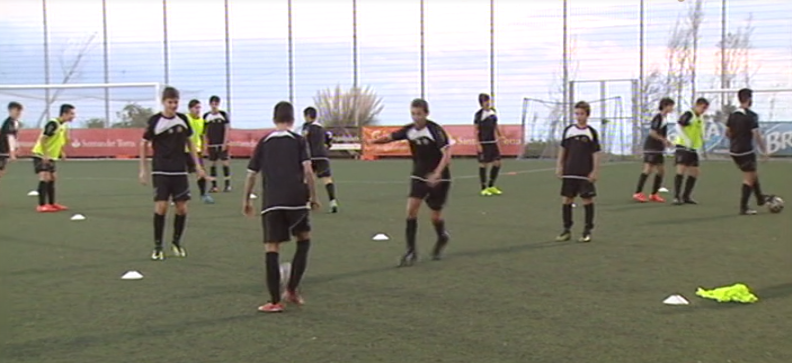 Futebol: treino Clube Desportivo Nacional