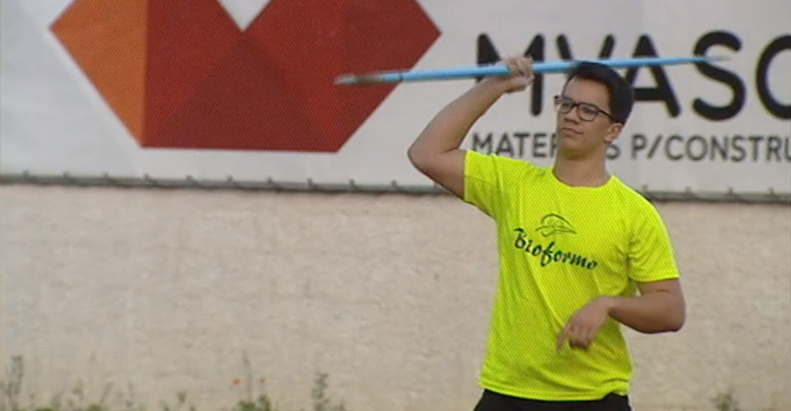 Lançamento do dardo: Treino de Leonardo Abreu