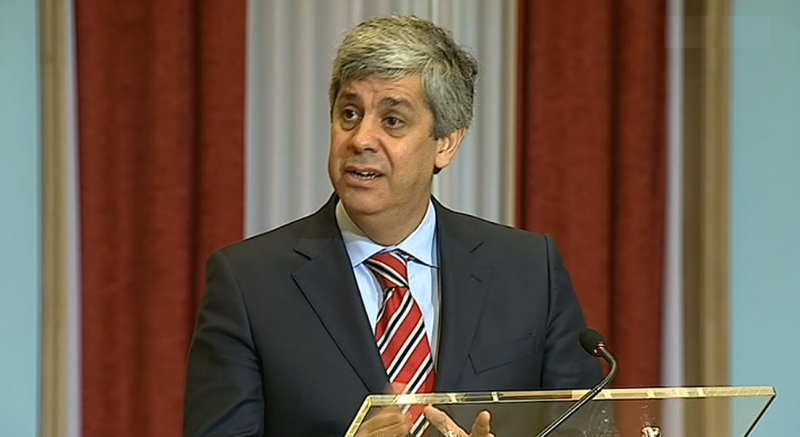 Conferência de imprensa de Mário Centeno