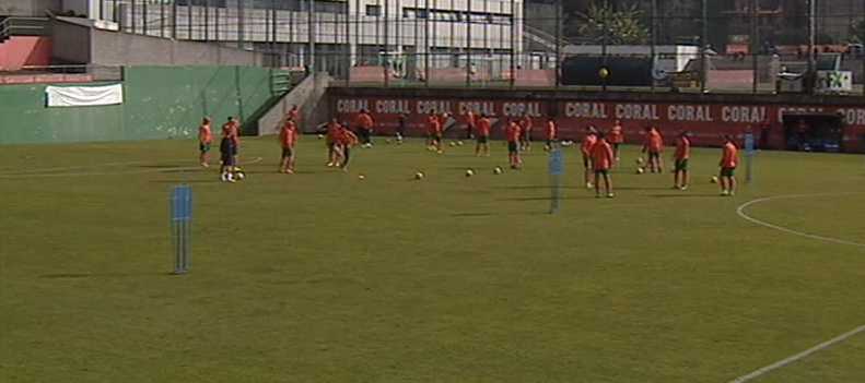 Futebol: treino do Marítimo