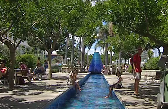 Atletas no Parque das Nações