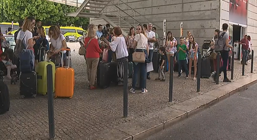 Congestionamento no Aeroporto de Lisboa